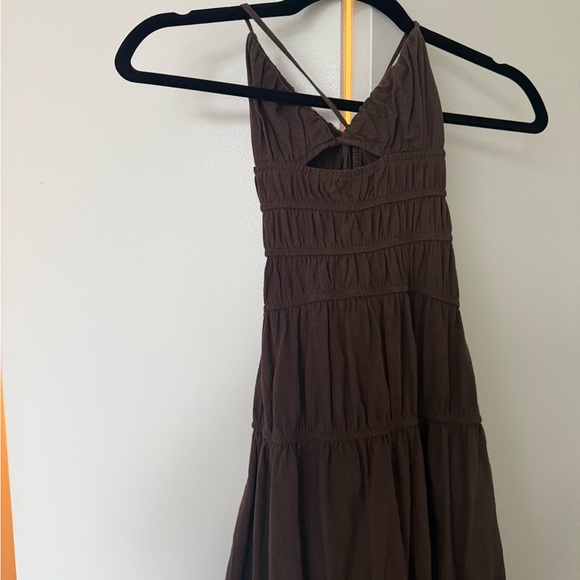 Revolve SNDYS Tahlia Dress in Chocolate - Picture 3 of 4